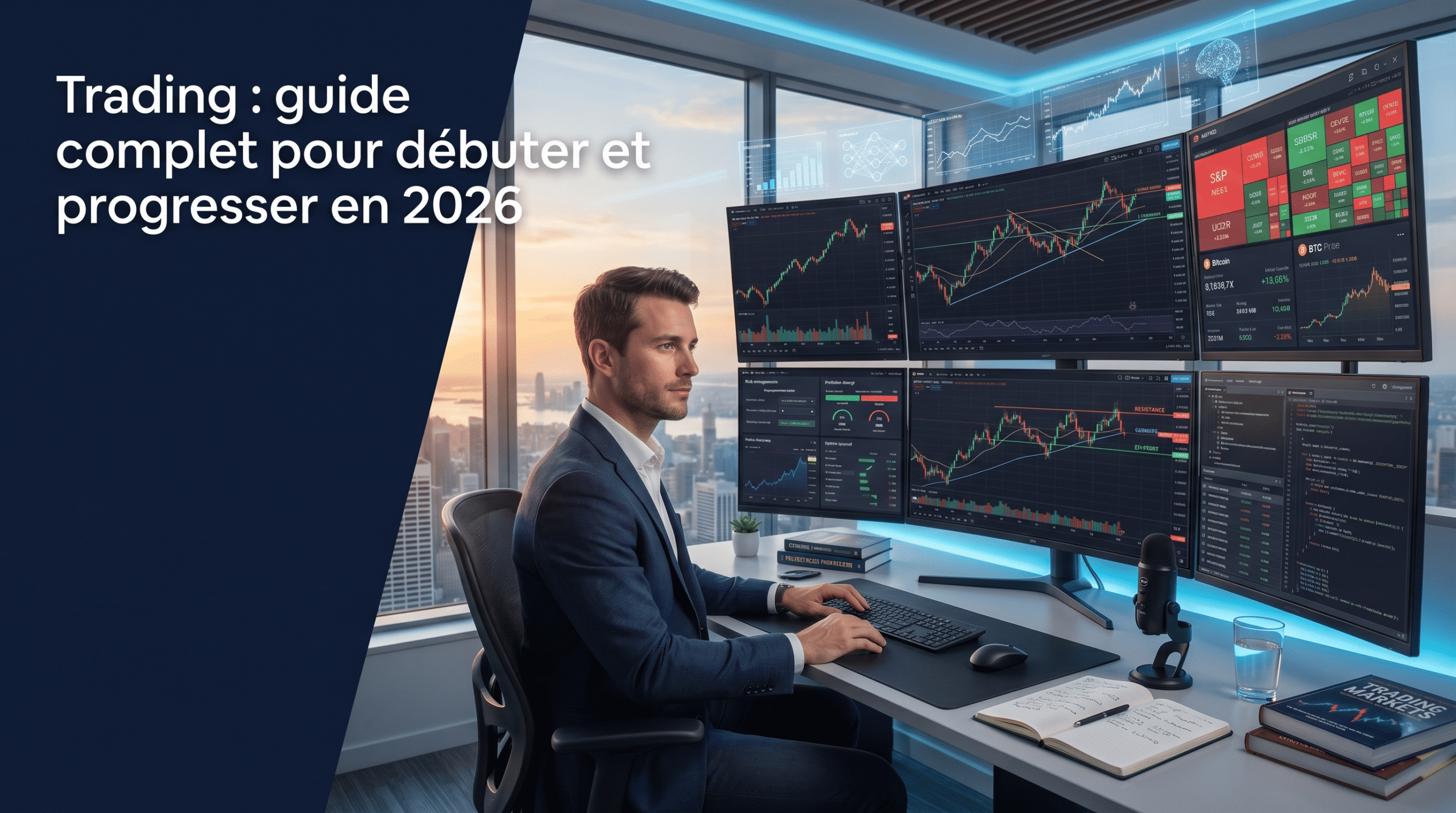 Trading : guide complet pour débuter et progresser en 2026