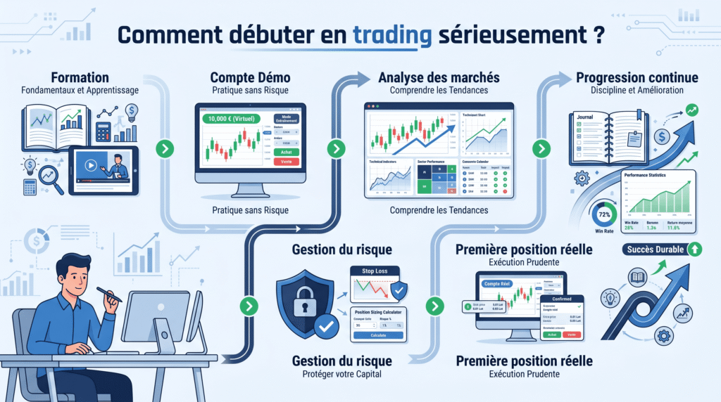 Comment débuter en trading sérieusement ?