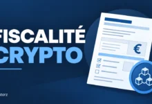 Illustration éditoriale sur la fiscalité des crypto-actifs en France
