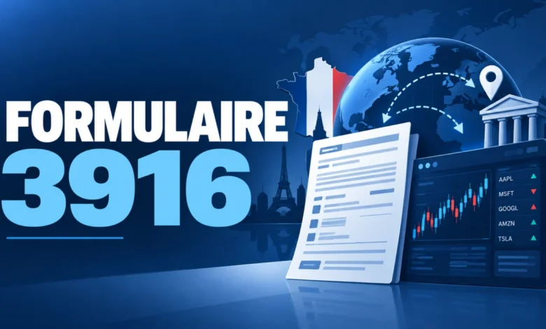 Formulaire 3916 pour déclarer un compte de trading détenu à l’étranger
