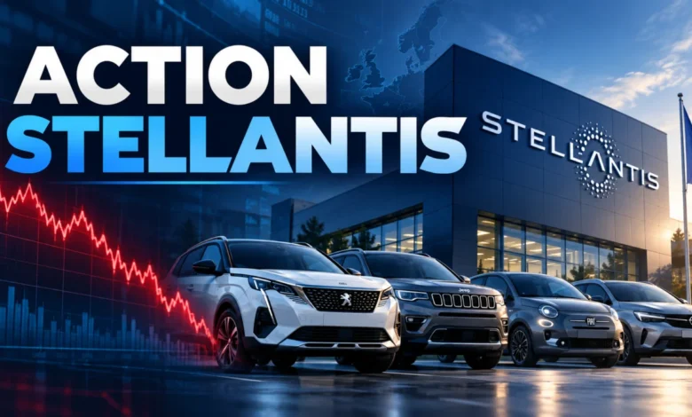 Action Stellantis : cours en baisse et redressement opérationnel à confirmer