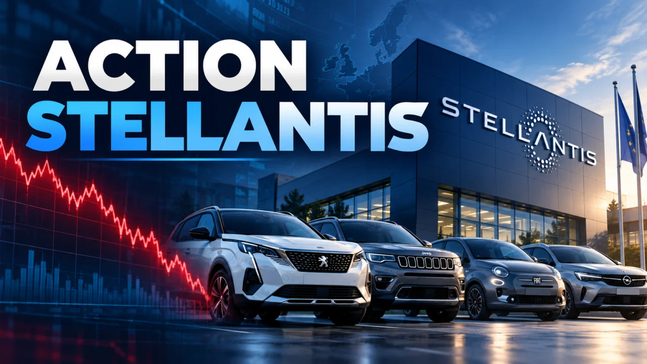 Action Stellantis : cours en baisse et redressement opérationnel à confirmer